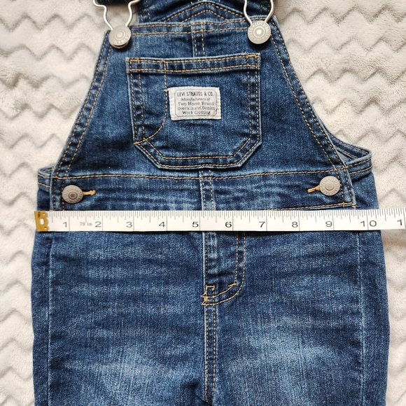 Levi's Baby 6m Denim Overall Bib Pants ECU - Picture 5 of 6